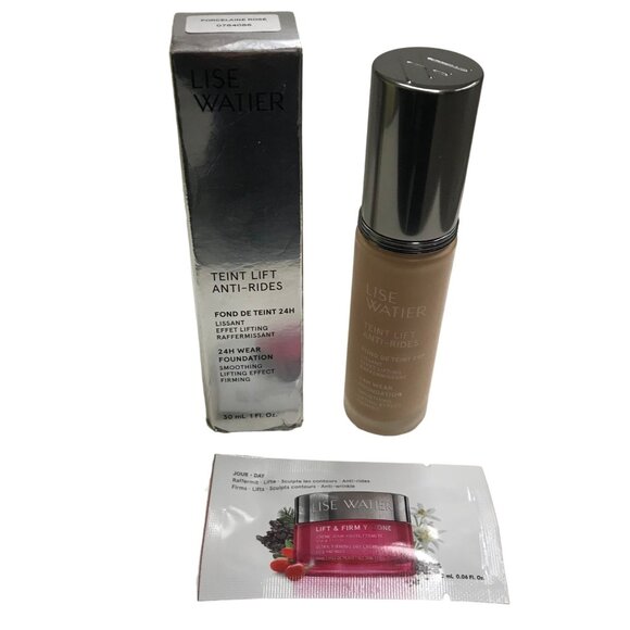 Lise Watier Teint Lift Anti-Rides 24H Wear Foundation porcelain rose 30 ml - Picture 1 of 8